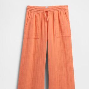 GAP Kids Orange Neon Kiss Gauze Lightweight Pants and Matching Tank NWT